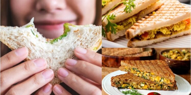 Make quick breakfast in the morning, cheese corn sandwich, health dose, life with taste