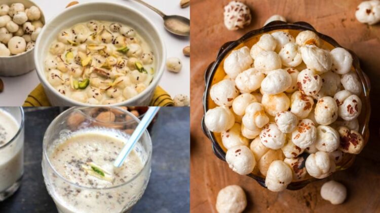 Make taste -rich smoothie, weak bones will be filled with calcium -rich makhana
