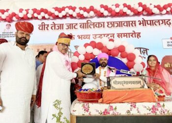 Marwar farmer Sardari came forward for girl child education: Dr. Satish Poonia