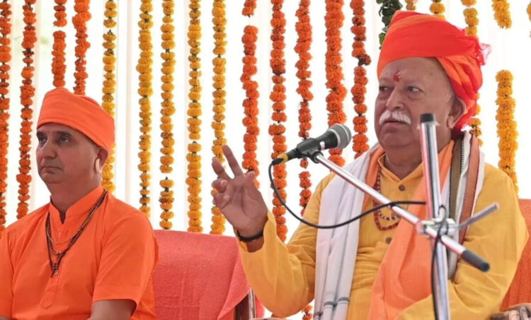 Mohan Bhagwat reached Nagaur after seven years, learn 3 days in the video, no vehicle zone outside the camp