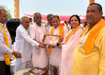 Neither the soul prestige and huge bhandara of Goddess idol