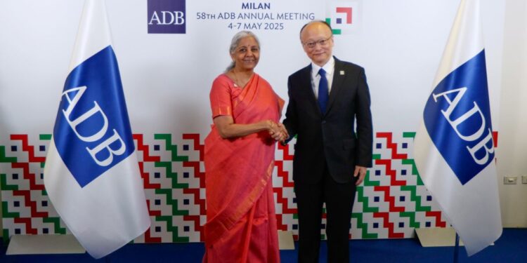 Nirmala Sitharaman meets ADB President and Italy's Finance Minister