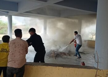 Operation Shield: Mock drill of air strike in Deeg Tehsil office, emergency preparations checked