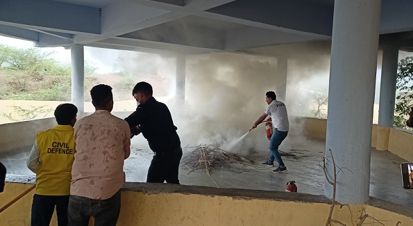 Operation Shield: Mock drill of air strike in Deeg Tehsil office, emergency preparations checked
