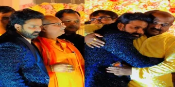 Pawan Singh became emotional in front of uncle on stage, tears dropped emotional