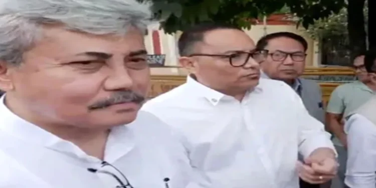 Political Stir in Manipur: Exercise of government formation in Manipur, 10 MLAs of NDA from Governor, claim to support 44, Efforts to Form Government in Manipur, 10 NDA MET THE GOWERNOR, Claim Support of 44