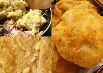 Potato will not come out of Puri while making the potato, just try it quickly
