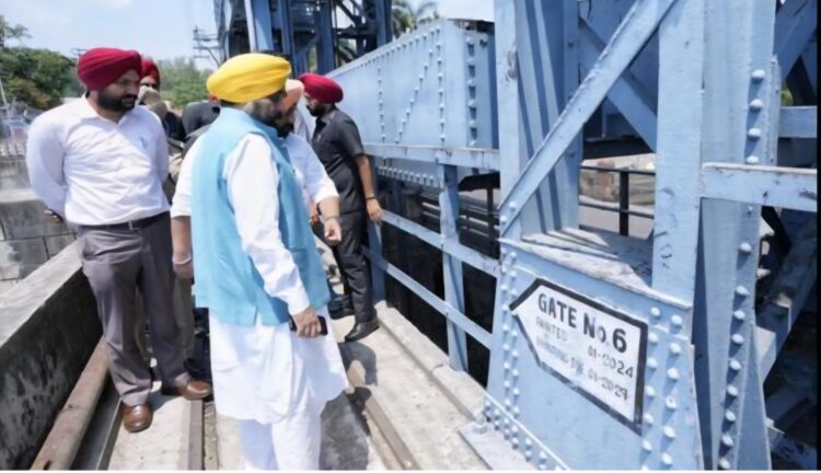 Punjab refuses to give water to Haryana, the government's strike on Nangal Dam amid police guard