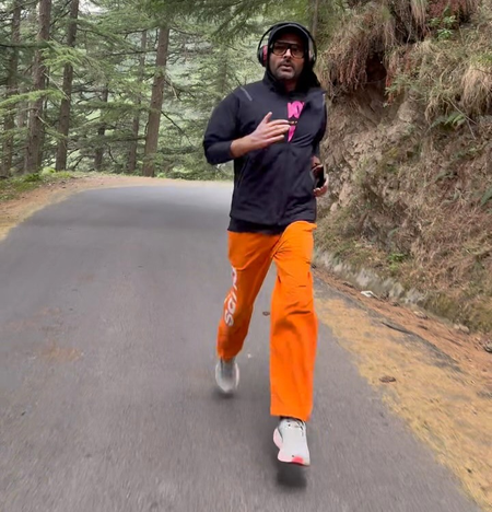Race of hard work in the mountains, sharing videos Kapil Sharma- 'Nature is with you'