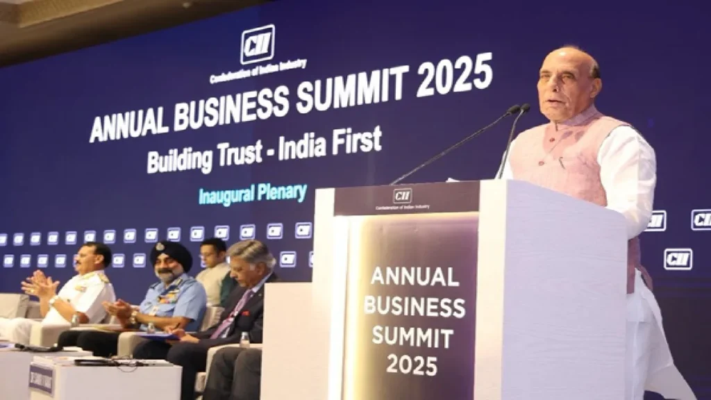 Rajnath Singh at CII Annual Business Summit-2025: My brother is my only brother, where will he go away from me, Defense Minister Rajnath Singh mentioned PoK and said big thing, he is my brother, how can he go away from me, definition minister rajnath singh said a big thing Referring to pok