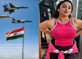 Rani Chatterjee appreciated India's military power, said- only because of you we are able to sleep ....