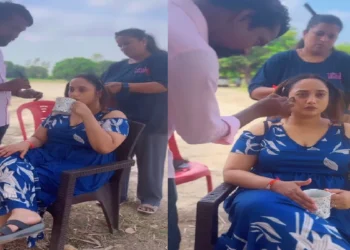 Rani Chatterjee has to do very hard work on the shooting set, had to work in the open
