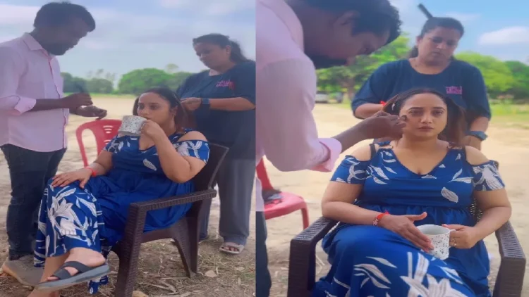 Rani Chatterjee has to do very hard work on the shooting set, had to work in the open