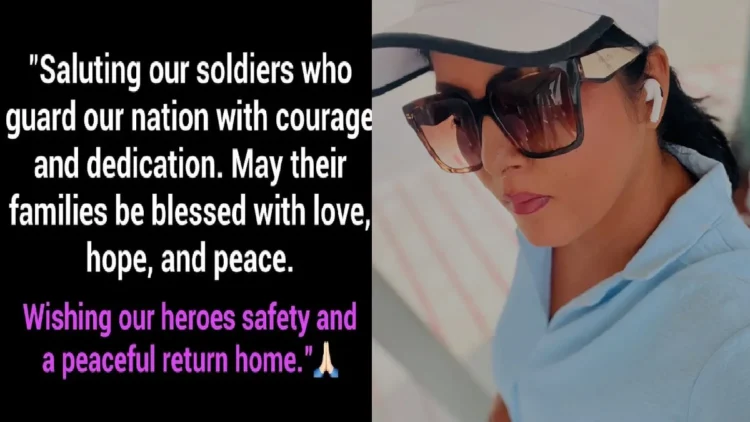 "Salute our soldiers .." Anjana Singh prayed for the families of brave soldiers