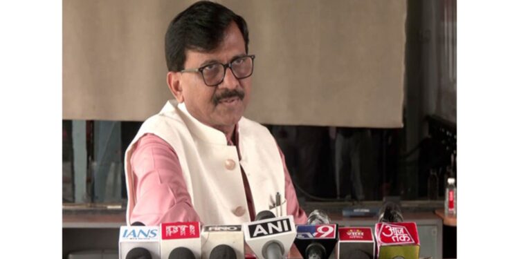 Sanjay Raut questioned India becoming the fourth largest economy, saying "On what basis are you claiming"