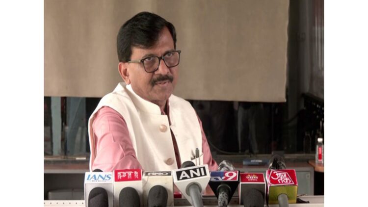 Sanjay Raut questioned India becoming the fourth largest economy, saying "On what basis are you claiming"