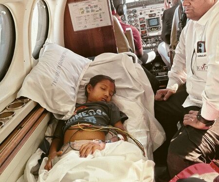 Sanjeevani became PM Shri Air Ambulance for 7 -year -old girl from Bhopal