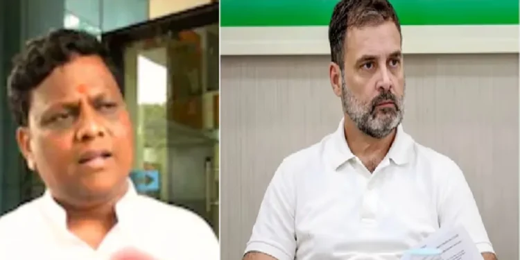 Shiv Sena UBT Leader Threatens Rahul Gandhi: Shiv Sena UBT leader threatened to put a soot on Rahul Gandhi's mouth, Shiv Sena UBT Leader Threets to Blacken Rahul Gandhi's face