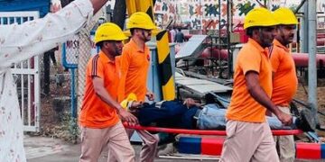 Successful conduct of mock drill at Salavas IOC depot under operation practice