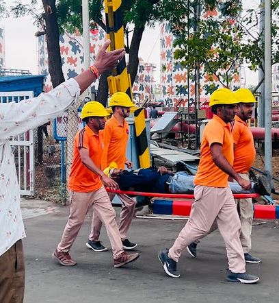 Successful conduct of mock drill at Salavas IOC depot under operation practice
