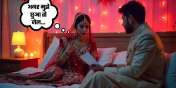 Such insistence started on the honeymoon, husband obeyed the fifth day, then departed with his own wife with lover