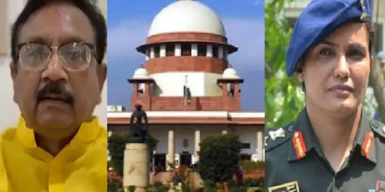 Supreme Court on Vijay Shah: Supreme Court rebuke to Madhya Pradesh minister Vijay Shah, who made a controversial statement on Colonel Sophia Qureshi, said- Supreme Court Reprimanded Madhya Pradesh Minister Shah for trying On Colonelle Sofia Qureshi