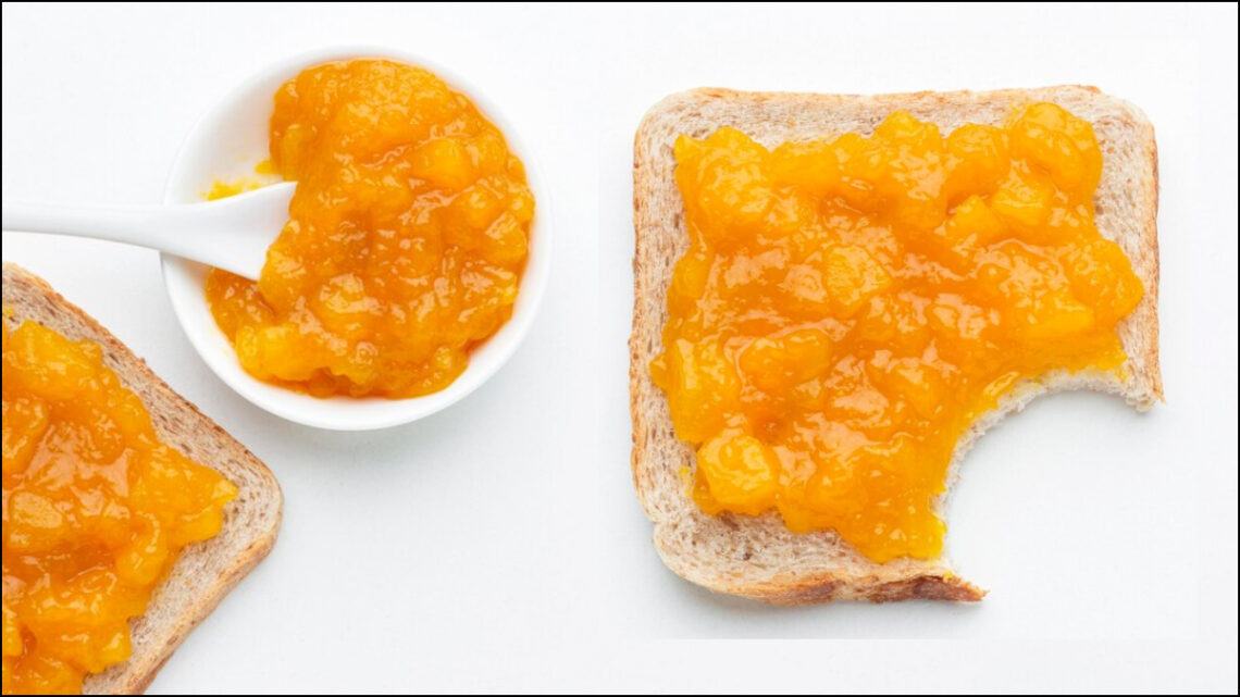Tasty mango jam is ready in just 3 goods and 30 minutes