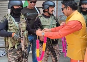 Terror -free India Yatra reached Lal Chowk, Pakistan's effigy burnt