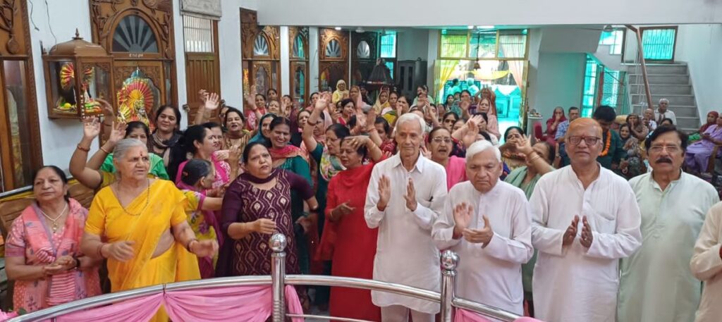 The 32nd statue in Sri Shakambhari Devi Temple concluded with reverence and devotion