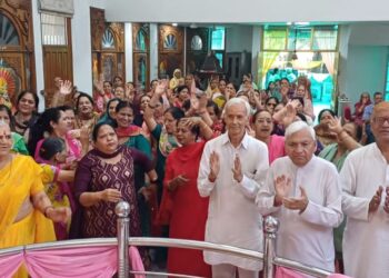 The 32nd statue in Sri Shakambhari Devi Temple concluded with reverence and devotion