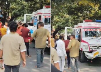 The ambulance, who came out to save lives in Bengaluru, wreaked havoc of death, flown 7; VIDEO