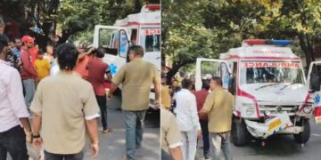 The ambulance, who came out to save lives in Bengaluru, wreaked havoc of death, flown 7; VIDEO