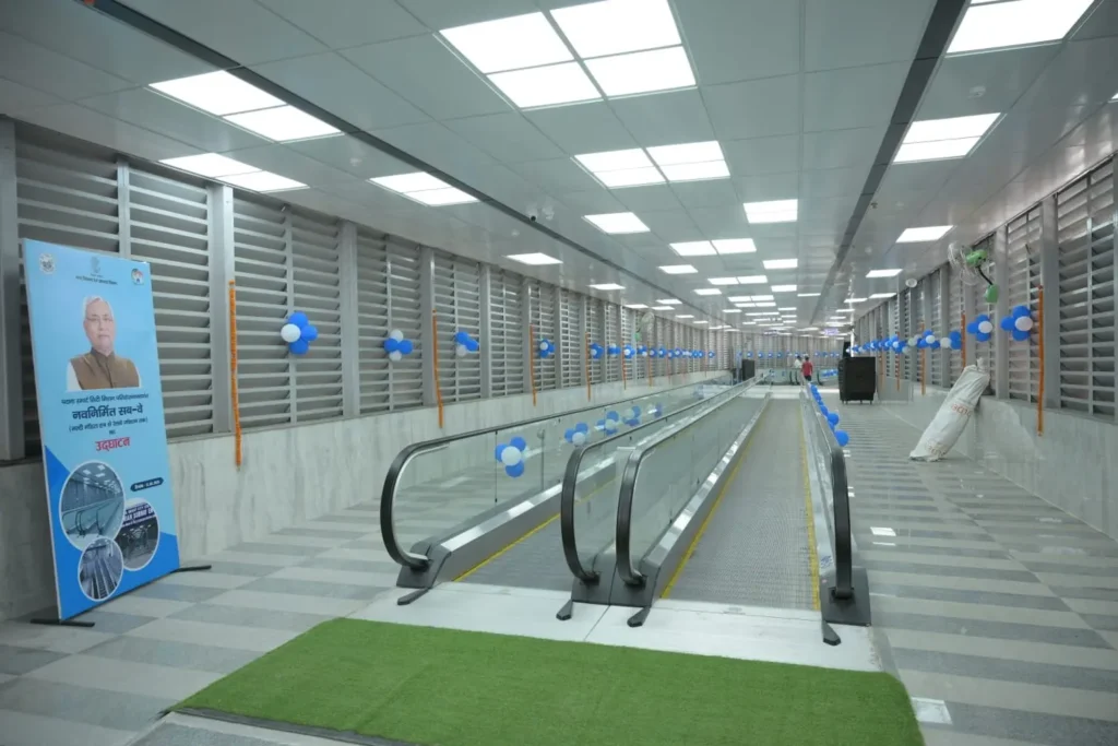 The first multi-model transport hub and smart subway started in Patna. People will reach inside Patna Junction.