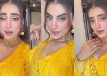The heart of fans slipped on Akshara Singh's dance in yellow saree, actress asked fans these questions
