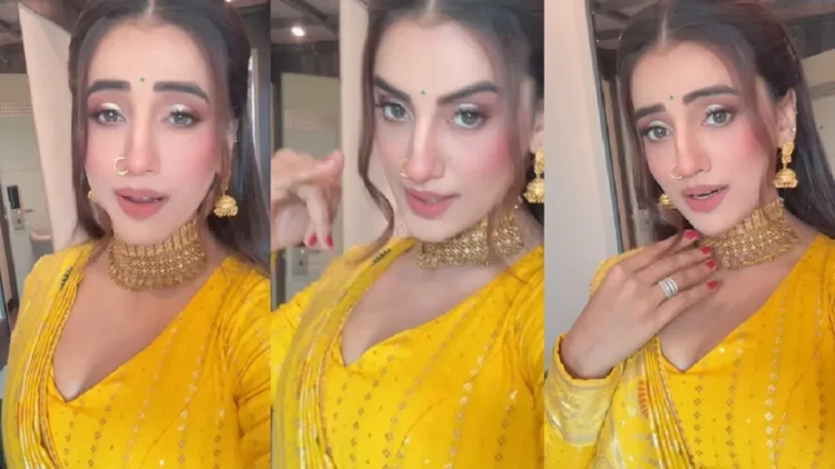 The heart of fans slipped on Akshara Singh's dance in yellow saree, actress asked fans these questions