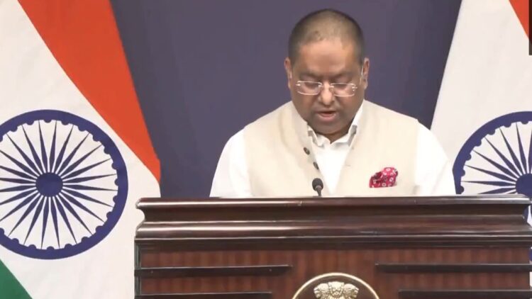 The intervention of any third country on Kashmir issue is not acceptable to India, the Ministry of External Affairs
