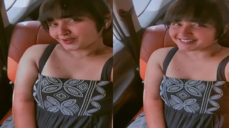 The one who was afraid of Kajal Raghavani became the same thing, the heart of fans won with cute hairstyle