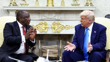 Trump's meeting with President of Africa was dramatic, raised the issue of killing white farmers