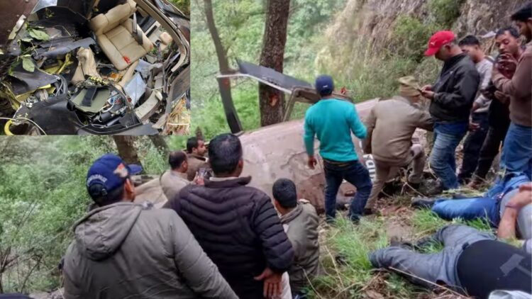 Uttarkashi Helicopter Crash | Uttarakhand | Uttarakhand News | Helicopter Crash | Uttarakhand 5 Death in Helicopter Crash | , Helicopter Crash: Helicopter crash in Uttarkashi, Uttarakhand, death of 5 devotees, CM Dhami ordered an inquiry. News Track in Hindi