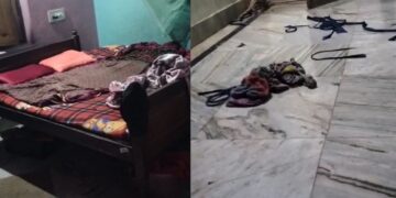 VIDEO: Masked robbers put robbery at home, robbed 10 lakhs by tying hands and feet