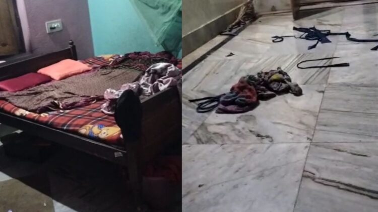VIDEO: Masked robbers put robbery at home, robbed 10 lakhs by tying hands and feet
