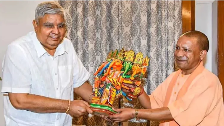 Vice President Jagdeep Dhankar Praised Yogi Adityanath: Vice President Jagdeep Dhankad praised Yogi Adityanath's great praise, said- Uttar Pradesh 8 years unmatched AAP Nayak, Vice President Jagdeep Dhankar Praised Yogi Adityanath Profusly, SIDA-Yogi Are Hero of 8 years of unmatched uttar pradesh
