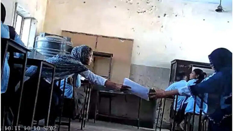 Video of copying in Rajasthan 10th board examination viral, inquiry committee constituted before the result comes