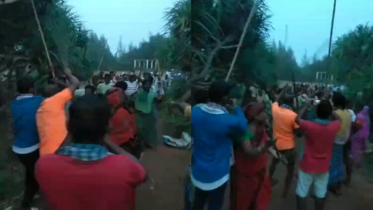 Violent clashes in two groups for breaking Kevda flowers, assaulted with knives, sickle and sticks
