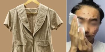 Wearing second hand clothes can be overwhelming, see what is done about this person
