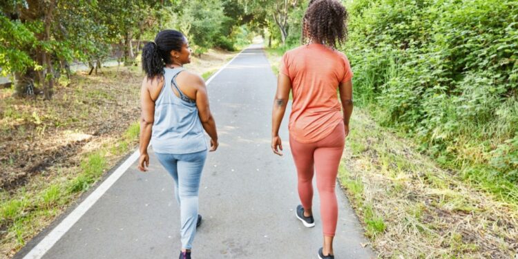 Why is there necessary to walk brisk for great physical and mental health