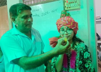 10th and 12th topper students welcomed by Umang Classes