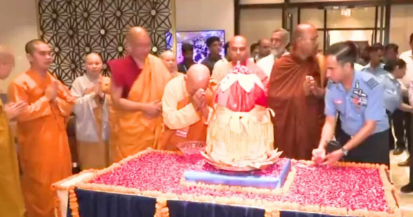 The remains of Lord Buddha reached India, more than 1.7 crore devotees visited Vietnam, will be able to visit Delhi today