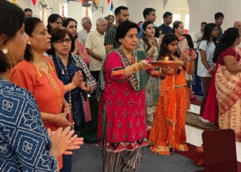 Jyeshtha Ashtami: In Houston, Kashmiri Hindus celebrated the festival with great enthusiasm, people immersed in devotion to Maa Raganya Devi