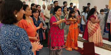 Jyeshtha Ashtami: In Houston, Kashmiri Hindus celebrated the festival with great enthusiasm, people immersed in devotion to Maa Raganya Devi